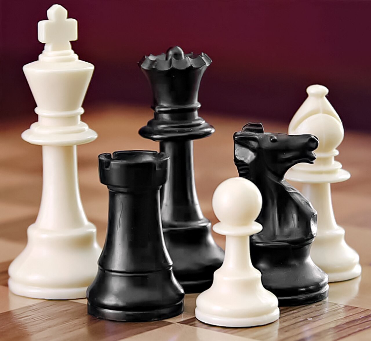 Chess pieces representing geopolitical strategy