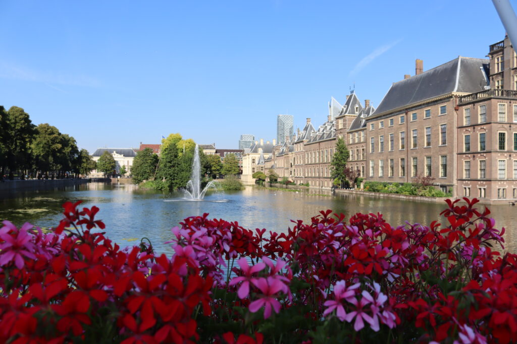 Binnenhof, the Dutch Parliament complex in The Hague, Netherlands