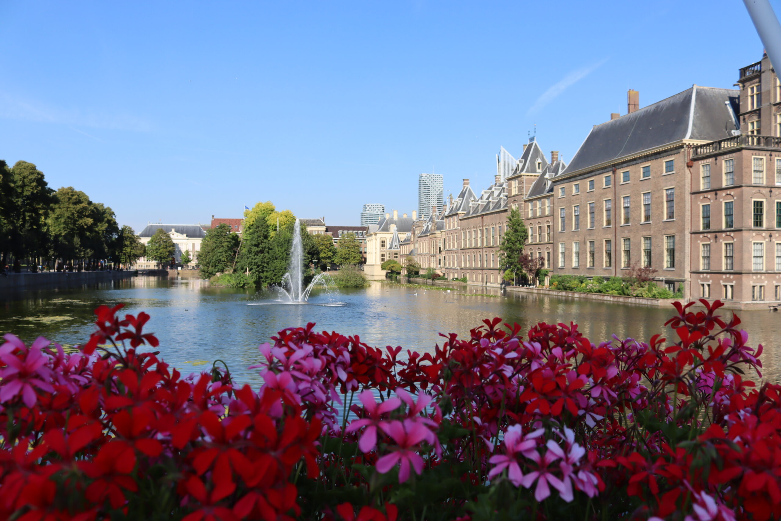 Binnenhof, the Dutch Parliament complex in The Hague, Netherlands
