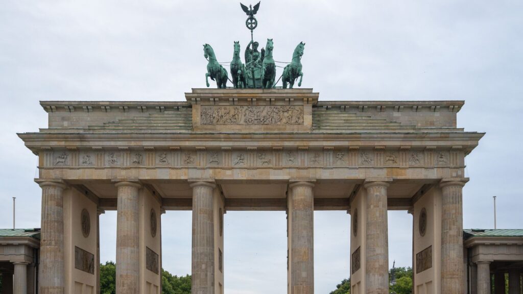 The Brandenburg Gate in Berlin, Germany