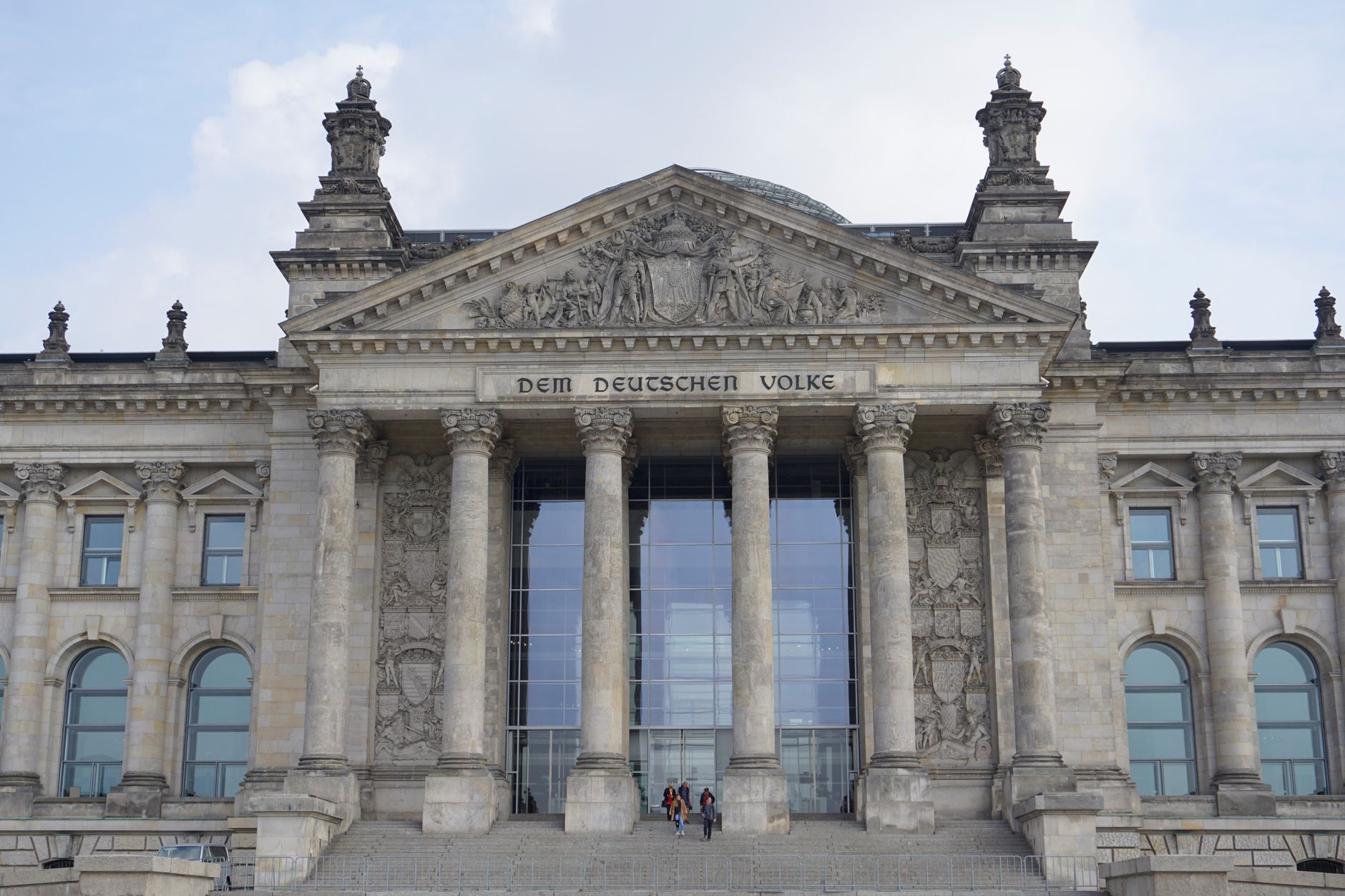 The Reichstag building in Berlin, seat of the German Bundestag