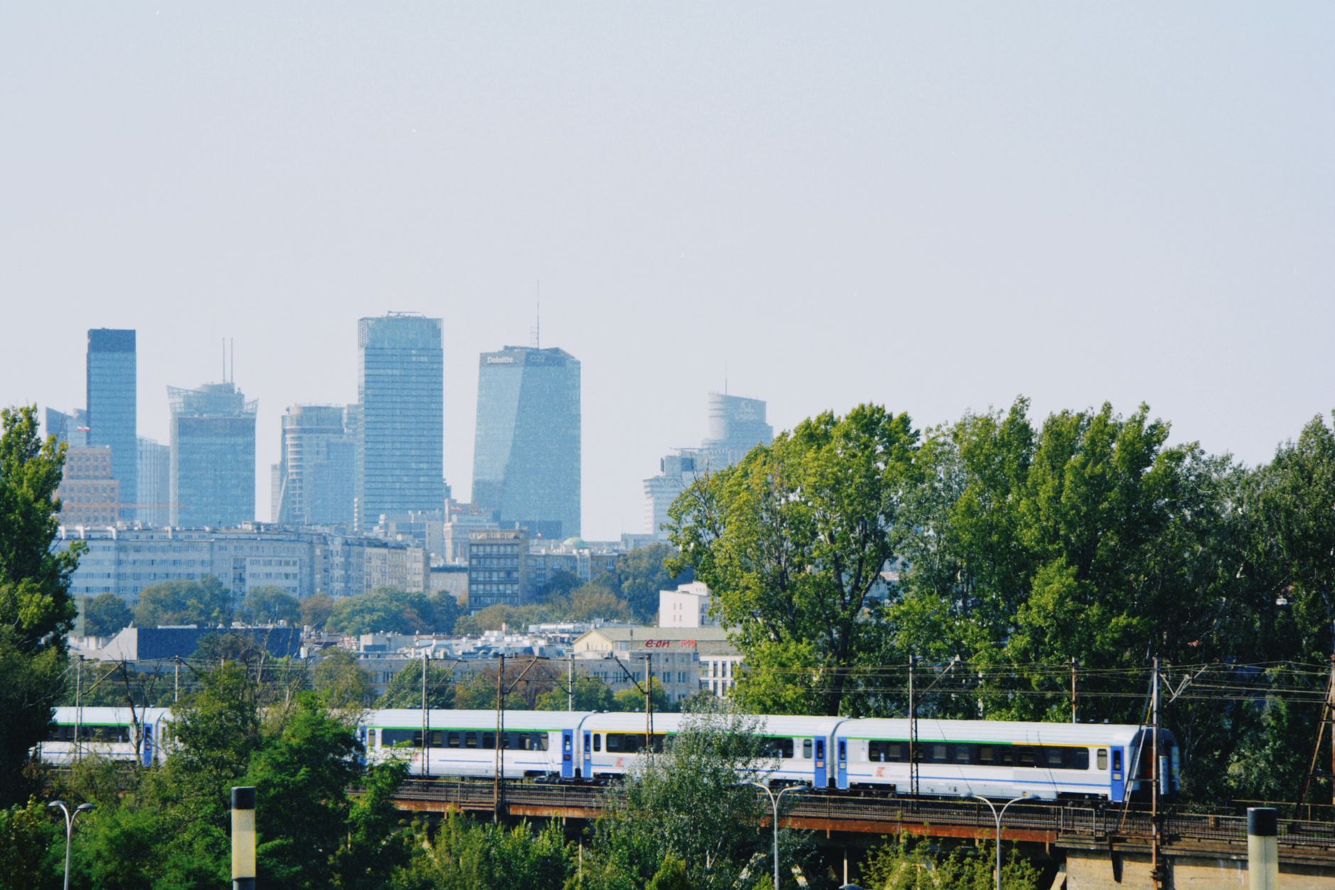 Skyline of Warsaw, Poland