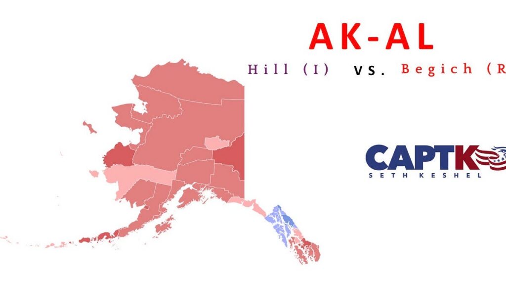 Cover image for Seth Keshel's 2026 forecast of Alaska's at-large U.S. House race.
