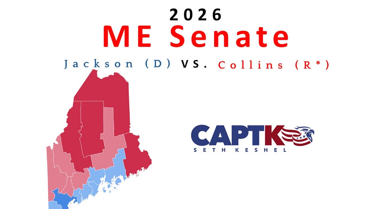 2026 Ten-Point Forecast: Maine U.S. Senate, Susan Collins vs. Troy Jackson