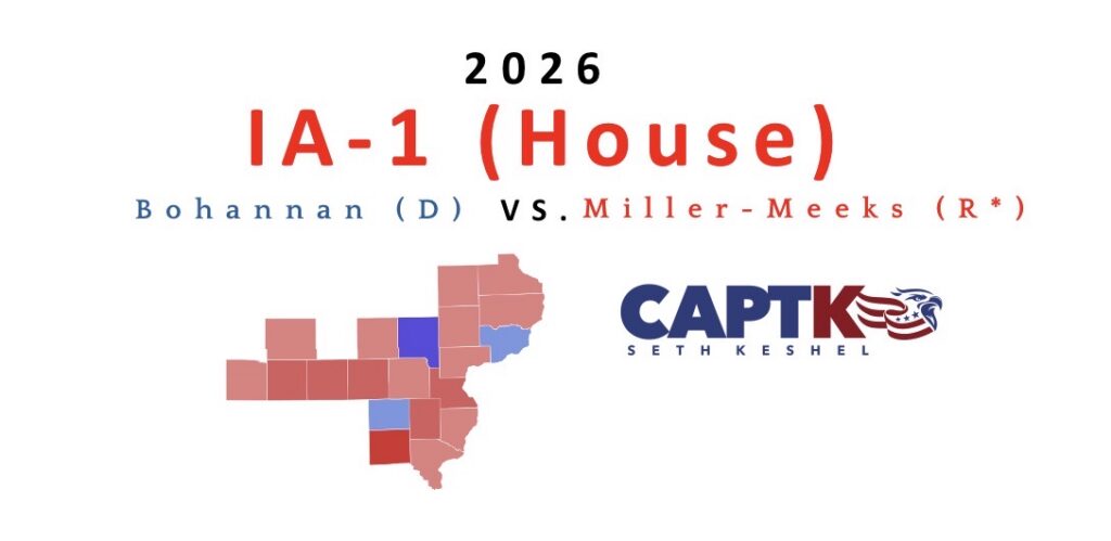 Mariannette Miller-Meeks and Christina Bohannan, the IA-1 House candidates