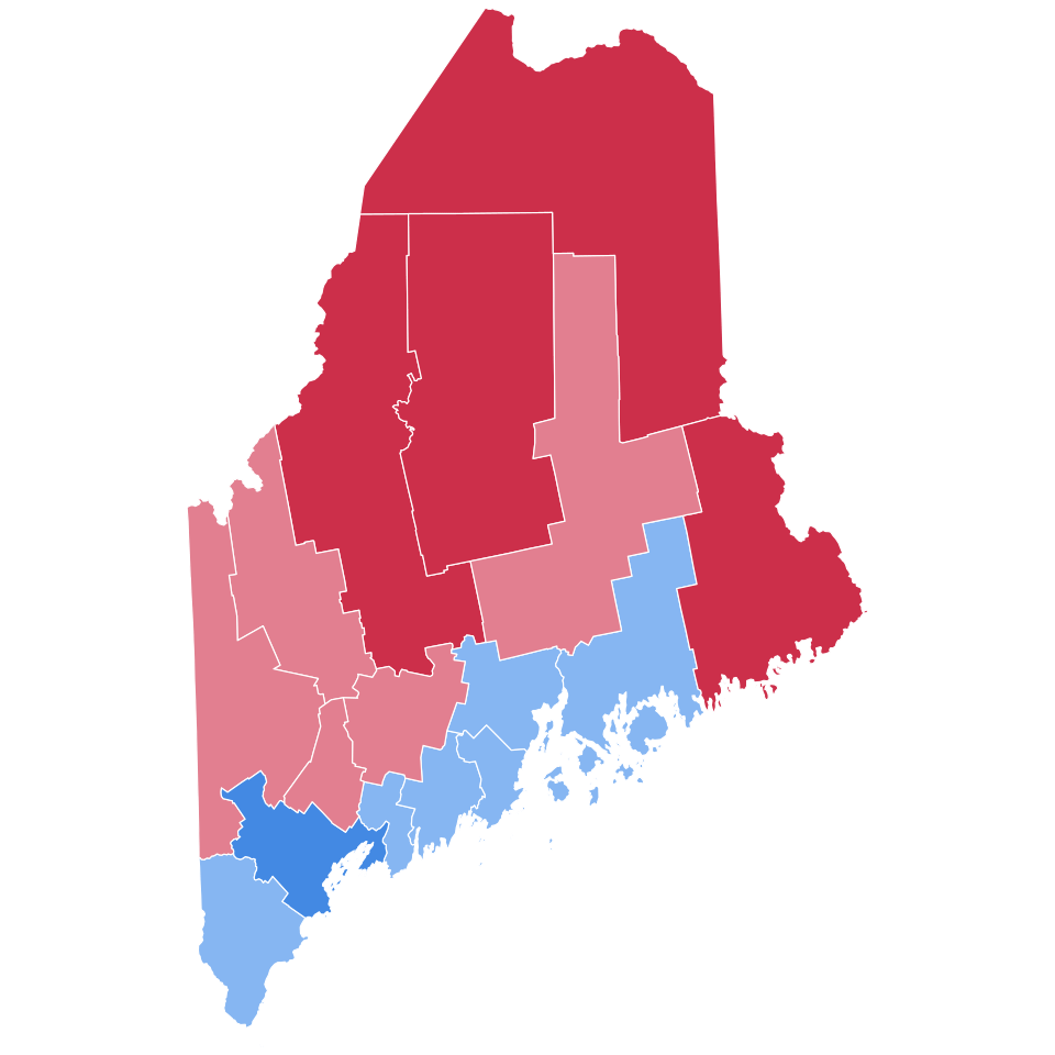 State profile graphic for Maine