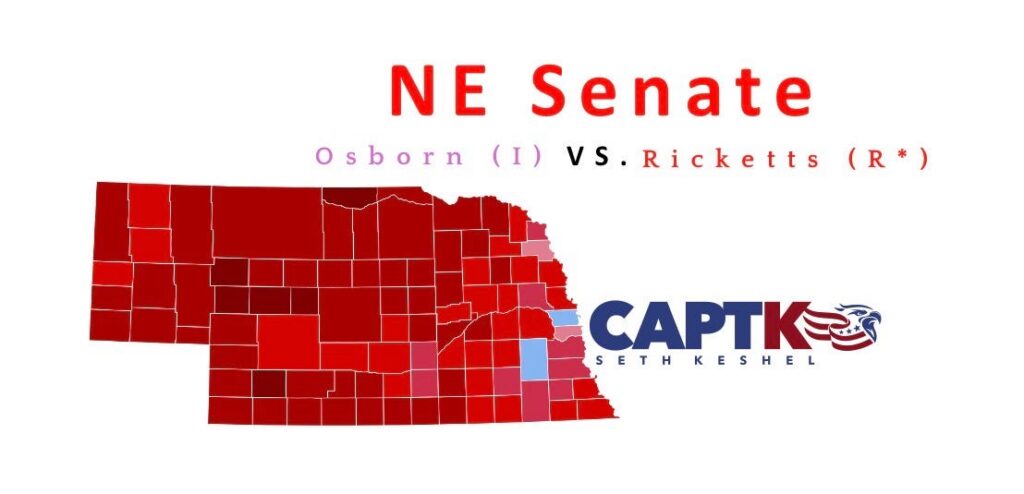 Pete Ricketts and Dan Osborn, candidates for U.S. Senate in Nebraska
