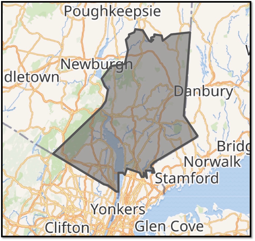 Map of New York's 17th Congressional District