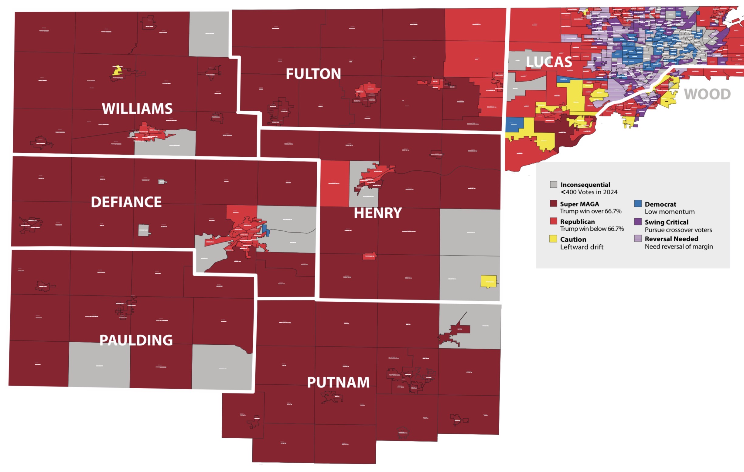 Captain K proprietary precinct mapping of OH-9